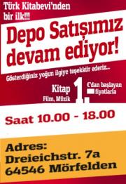 Türk Kitabevi'nden Depo SatışıTanesi 1,- Euro'ya Kitap!..Örnek Kampanya: 12 Kitap, 12 Euro