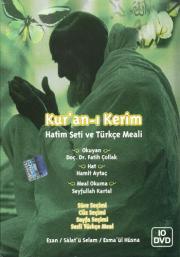 Kuran-i Kerim Hatim Setive Türkce Meali10 DVD Birarada